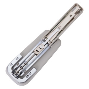 Capsator de birou, 25 coli, rotativ, baza lata, capse 24/6, DELI 414 - Img 3
