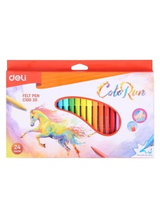 Carioci 24 culori/set ColoRun DELI