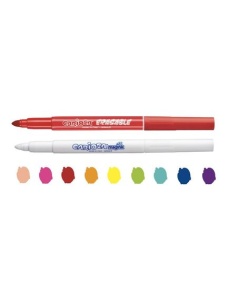 Carioci, varf 6 mm, 10 culori/set CARIOCA Magic Erasable - Img 3