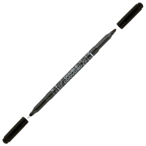 CD marker 2 capete, 0.6/2.5mm, negru, CENTROPEN 3616