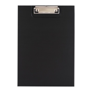 Clipboard dublu plastifiat A4, negru, D.RECT