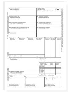 CMR autocopiativ, 4 exemplare, 25 seturi/carnet - Img 2