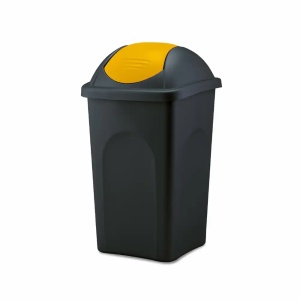 Cos pentru reciclare selectiva, 50 l, galben, Multipat