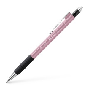 Creion mecanic, varf 0.7 mm, corp plastic, roz, Grip 1347 FABER-CASTELL