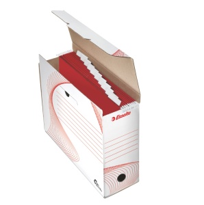 Cutie arhivare din carton, pentru 10 dosare suspendate, ESSELTE - Img 2