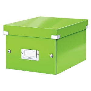 Cutie depozitare mica, 220x160x282 mm, verde, LEITZ WOW Click&Store