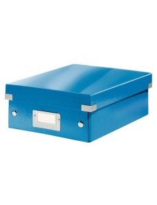 Cutie organizare mica, 220x100x280 mm, albastru, LEITZ WOW Click&Store