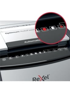 Distrugator documente automat REXEL Optimum AutoFeed+ 150X, cross-cut, 150 coli - Img 4