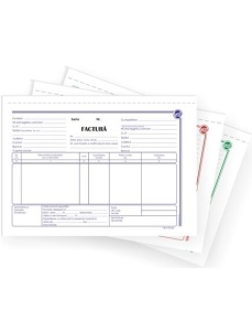 Facturier autocopiativ fara TVA, A5, 3 exemplare