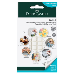 Guma adeziva FABER-CASTELL Tack-It, 90 buc/set