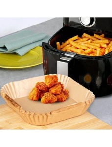 Hartie de copt airfryer, 20x20x4.5 cm, 50 buc/set, CLARINA - Img 2
