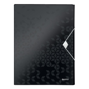 Mapa de plastic, cu burduf 30mm, negru, LEITZ WOW Jumbo - Img 2