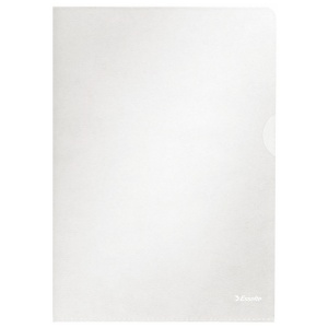 Mapa de plastic, deschidere tip L, 115 microni, A4, transparent, 10 buc/set ESSELTE - Img 2