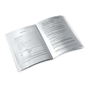 Mapa de prezentare cu 40 folii, A4, turcoaz, coperta flexibila, LEITZ WOW - Img 2