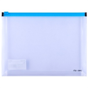 Mapa plastic, cu burduf, A5, transparent, DELI - Img 2