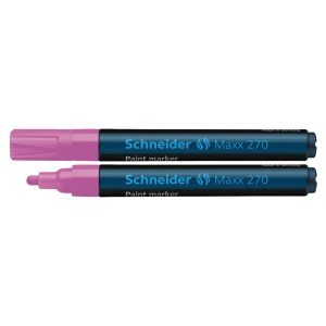 Marker cu vopsea, varf 1-3mm, violet, SCHNEIDER Maxx 270