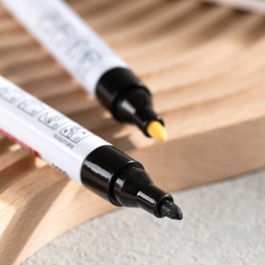 Marker cu vopsea, varf 2.0 mm, negru, DELI U500 - Img 2