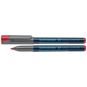 Marker permanent OHP SCHNEIDER Maxx 224 M, rosu