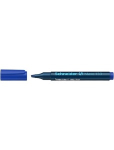 Marker permanent, varf tesit 1-4 mm, albastru, SCHNEIDER Maxx 133 - Img 3