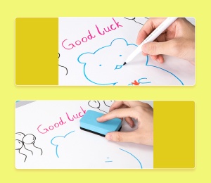 Marker whiteboard slim, varf rotund 1-2 mm, 8 buc/set, DELI - Img 3