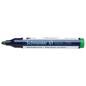 Marker whiteboard, varf 2-3mm, verde, SCHNEIDER Maxx 290 - Img 2