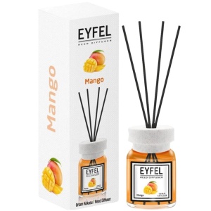 Odorizant de camera cu betisoare, 120 ml, mango, EYFEL