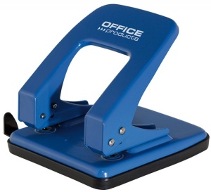 Perforator metalic 40 coli, albastru, OFFICE PRODUCTS