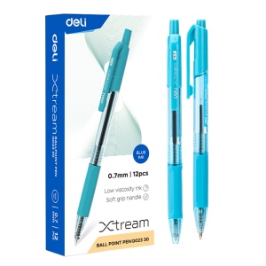 Pix cu mecanism, varf 0.7 mm, albastru, Xtream DELI - Img 2