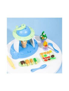 Plastilina 6 culori/set, 240 g, cu 23 accesorii modelaj, Sweets DELI - Img 3