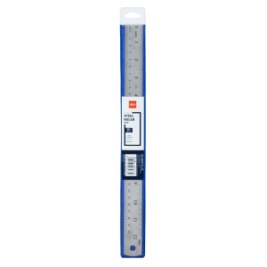 Rigla metal 30 cm DELI 8463