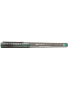 Roller 0.7 mm, varf ac, verde, FABER-CASTELL Free Ink Needle - Img 3