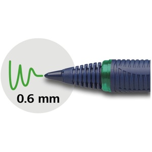 Roller cu cerneala, 0.6 mm, verde, SCHNEIDER One Business - Img 4