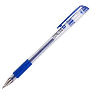 Roller cu gel, 0.5 mm, albastru, DELI 6600 - Img 2