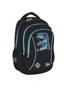 Rucsac baieti, 3 compartimente, T-Rex, ST.RIGHT BP26