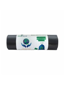 Saci menajeri cu snur, ECOFRIEND, 120 L, 10 buc/rola