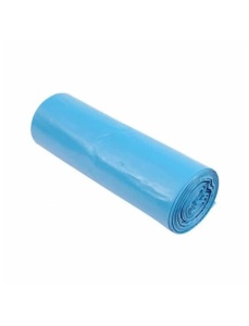 Saci menajeri LDPE, albastru, 35 L, 15 bucati/rola