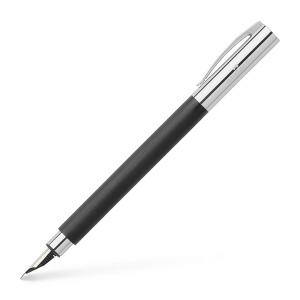 Stilou FABER-CASTELL Ambition Precious Resin M - Negru - Img 2