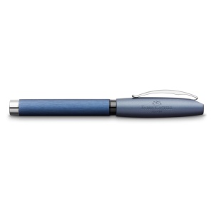 Stilou, penita extra fina, corp aluminiu, albastru, Essentio FABER-CASTELL - Img 3