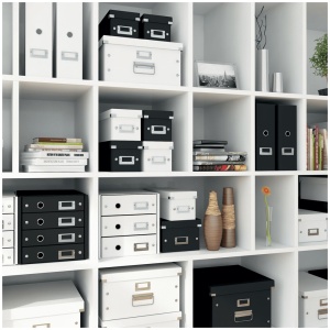 Suport cu sertare, carton, cu 4 sertare, alb, LEITZ Click & Store WOW - Img 3