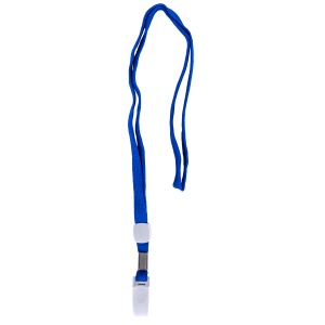 Suport ecuson orizontal, cu clips si snur, 105x70 mm, DELI - Img 2