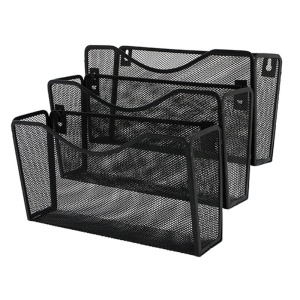 Suport pentru reviste si pliante, 3 buc/set, Q-CONNECT MESH