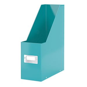 Suport vertical din carton laminat, cataloage, turcoaz, LEITZ WOW
