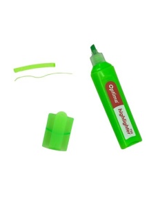 Textmarker fluorescent, varf 1-4 mm, verde, OPTIMA 720