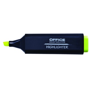 Textmarker, varf tesit 1-5 mm, galben, OFFICE PRODUCTS