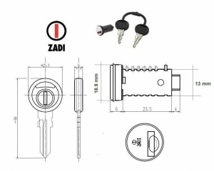 5 BUTUCI+2 CHEI STS Zadi, lungime totala 33,5 mm - Img 2