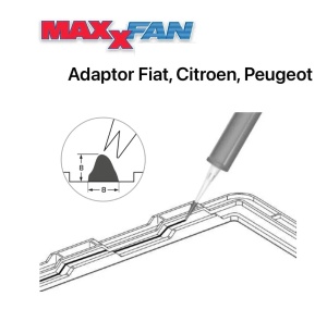 Adaptor trapa 40×40 MaxxFan pt van Ducato, Jumper, Boxer - Img 7
