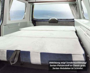Banca de dormit VW T6 T5 CityVan V3000 dimensiune 14 1305 mm latime, 3 locuri, - Img 2