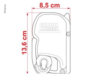 Copertina de perete F45s pentru autocaravane,caravane si autoutilitare 300x250 Montaj Inclus - Img 6