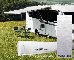 Copertina Thule Omnistor 5200, 300cm, 12V, Mystic Grey, carcasa alba