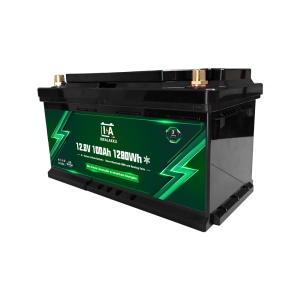 Idealakku Baterie litiu seria IA LiFePO4 12V 100Ah BMS inteligent cu Bluetooth Baterie pentru rulotă sub scaun cu încălzire - Img 5